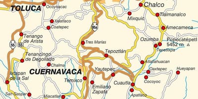 Ciudad Mexico χάρτης