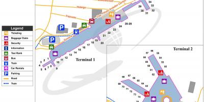 Πόλη του μεξικό αεροδρόμιο πύλη χάρτης