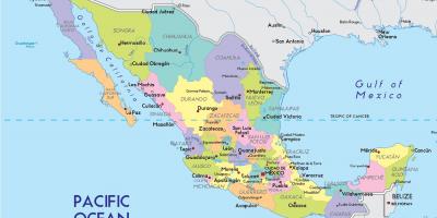 Χάρτης της Πόλης του Μεξικού μέλος