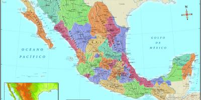 Χάρτης του Μεξικού, Πόλη ταχυδρομικό κώδικα